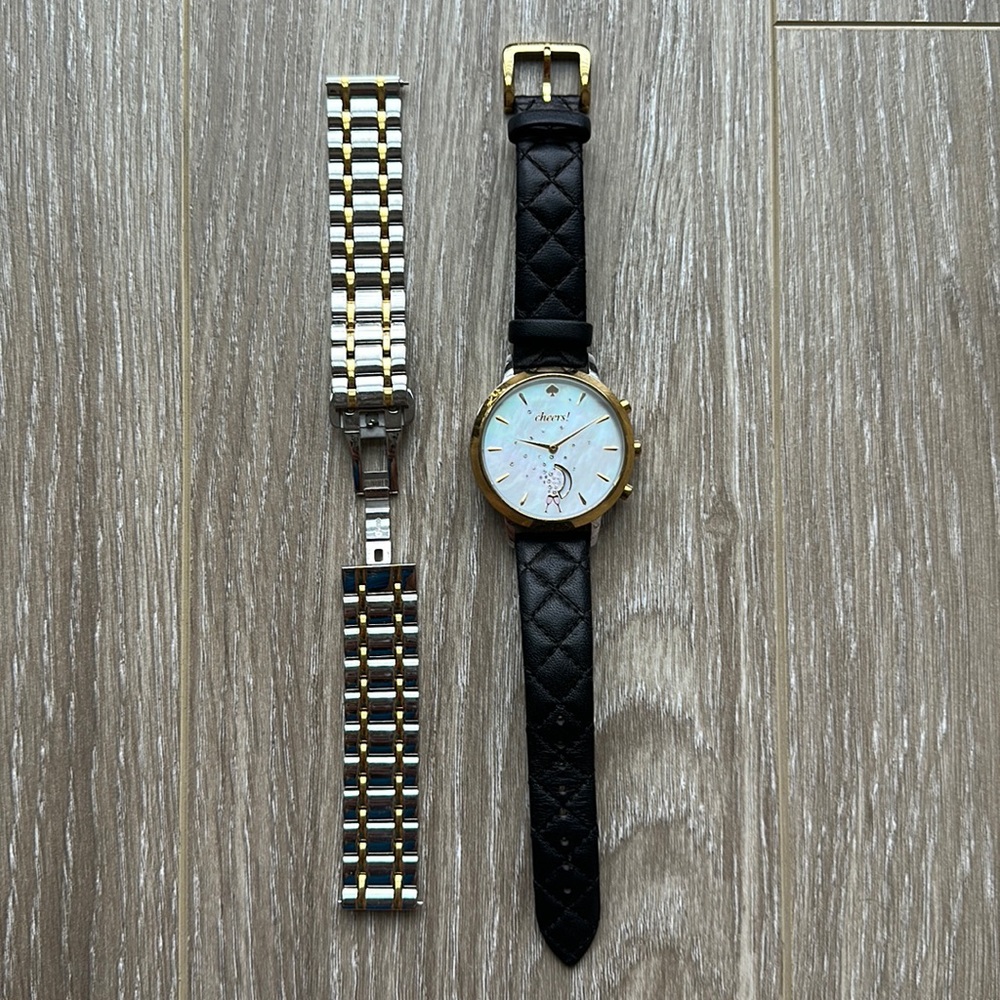 Kate Spade Black and Gold Women's Watch